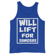 Bolly Physique - Will Lift For Samosas - Unisex Tank Top