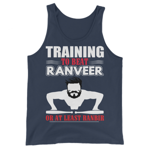 Bolly Physique- Training to Beat Ranveer Unisex Tank