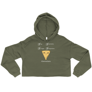 Bolly Physique - Samosa Gains - Women's Crop Hoodie