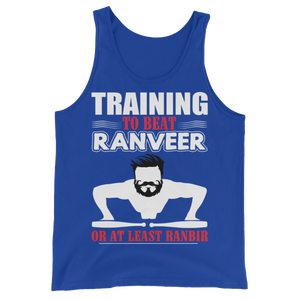 Bolly Physique- Training to Beat Ranveer Unisex Tank