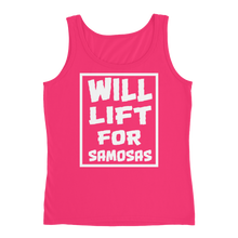 Bolly Physique - Will Lift For Samosas - Ladies' Tank (Silhouette Fit)
