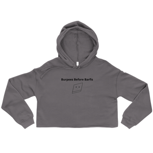 Bolly Physique - Burpees Before Barfis - Crop Hoodie