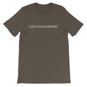 Bolly Physique - 2 Sided - Log Kya Kahenge Unisex T-Shirt