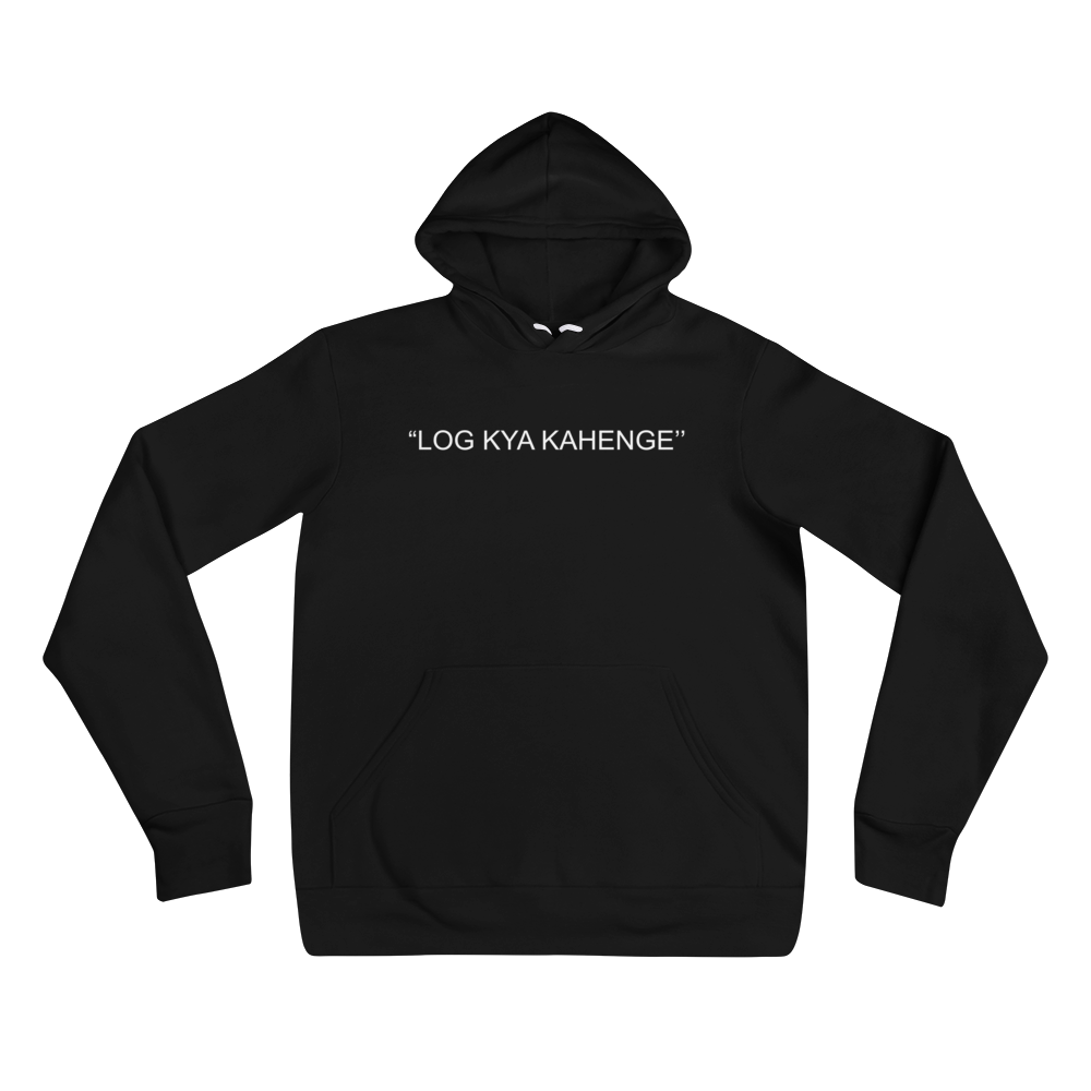 Bolly Physique - 2 Sided - Log Kya Kahenge - Unisex hoodie