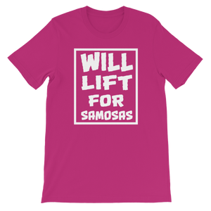Bolly Physique - Will Lift For Samosas Unisex T-Shirt