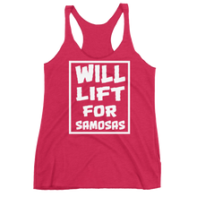 Bolly Physique - Will Lift For Samosas - Women's Racerback Tank