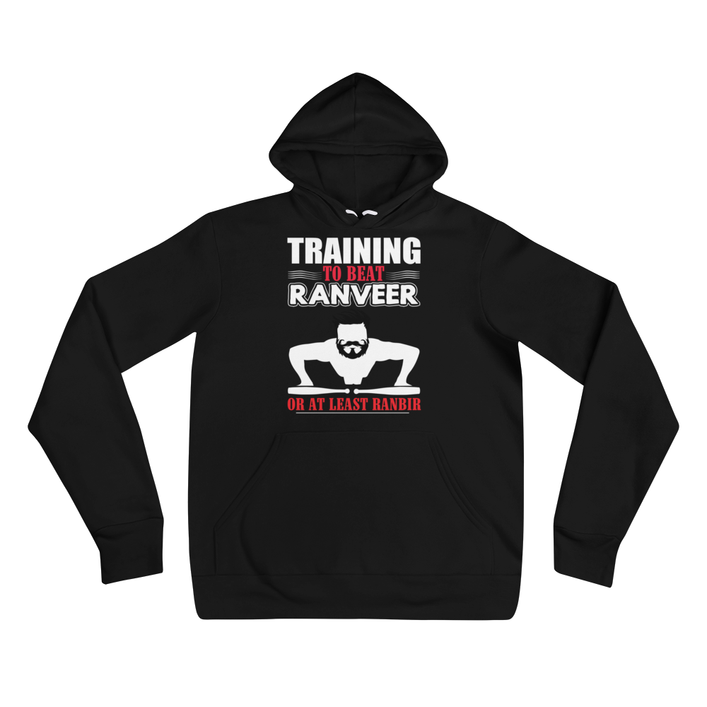 Bolly Physique - Training to Beat Ranveer - Unisex hoodie
