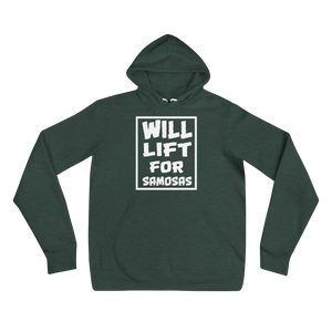 Bolly Physique - Will Lift For Samosas - Unisex hoodie