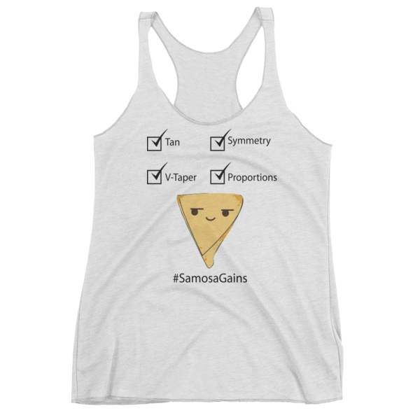Bolly Physique - Samosa Gains Women's Racerback Tank