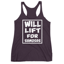 Bolly Physique - Will Lift For Samosas - Women's Racerback Tank