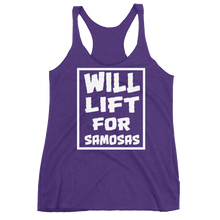 Bolly Physique - Will Lift For Samosas - Women's Racerback Tank