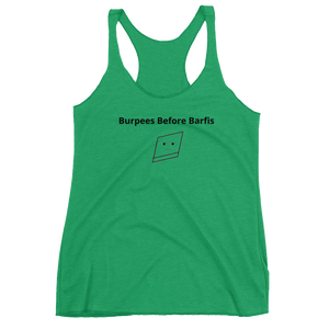 Bolly Physique - Burpees Before Barfis - Women's Racerback Tank
