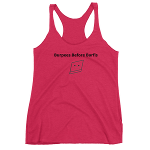 Bolly Physique - Burpees Before Barfis - Women's Racerback Tank