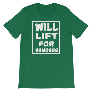 Bolly Physique - Will Lift For Samosas Unisex T-Shirt