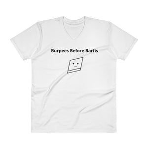 Bolly Physique - Burpees Before Barfis - V-Neck T-Shirt