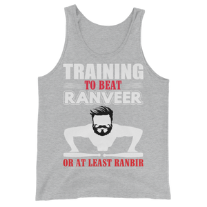 Bolly Physique- Training to Beat Ranveer Unisex Tank