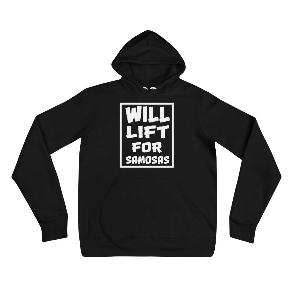 Bolly Physique - Will Lift For Samosas - Unisex hoodie