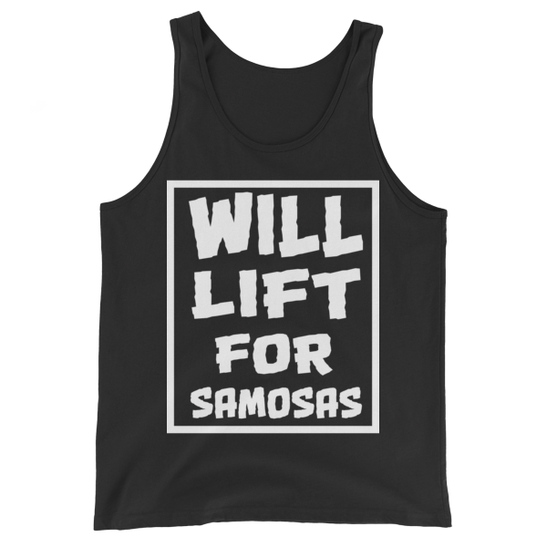 Bolly Physique - Will Lift For Samosas - Unisex Tank Top