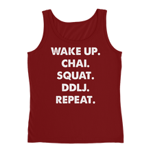 Bolly Physique - Wake Up & Repeat Ladies' Tank (Silhouette fit)