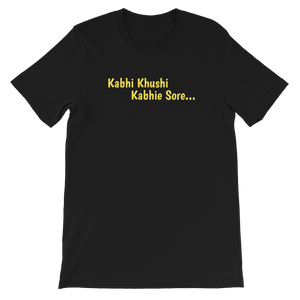 Bolly Physique - Kabhi Khushi Kabhie Sore - Short-Sleeve Unisex T-Shirt