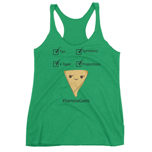 Bolly Physique - Samosa Gains Women's Racerback Tank