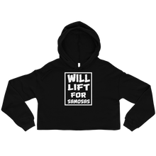 Bolly Physique - Will Lift for Samosas - Women's Crop Hoodie