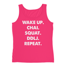 Bolly Physique - Wake Up & Repeat Ladies' Tank (Silhouette fit)