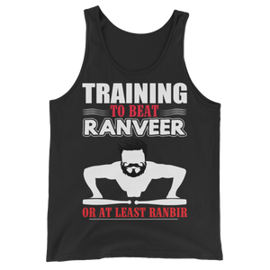 Bolly Physique- Training to Beat Ranveer Unisex Tank