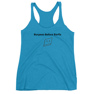 Bolly Physique - Burpees Before Barfis - Women's Racerback Tank