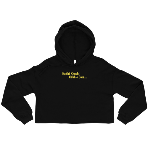 Bolly Physique - Kabhi Khushi Kabhie Sore - Crop Hoodie