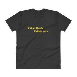 Bolly Physique - Kabhi Khushi Kabhie Sore - V-Neck T-Shirt