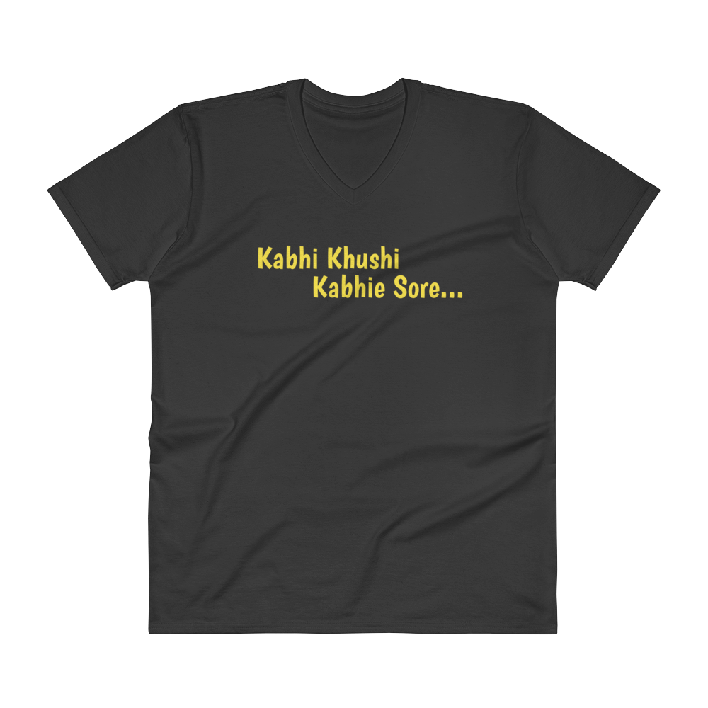 Bolly Physique - Kabhi Khushi Kabhie Sore - V-Neck T-Shirt